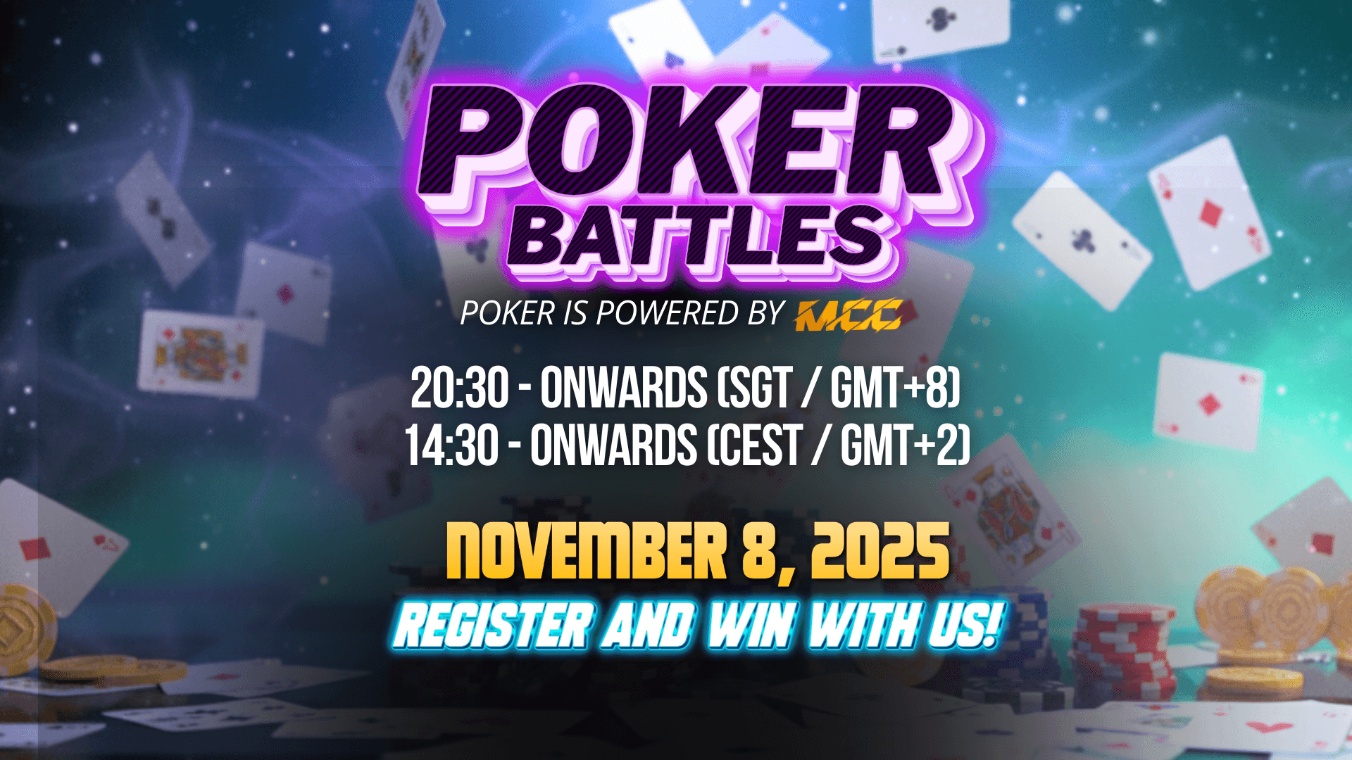 ♠️ INFAXIA Poker Tournament: The High-Roller Challenge♦️