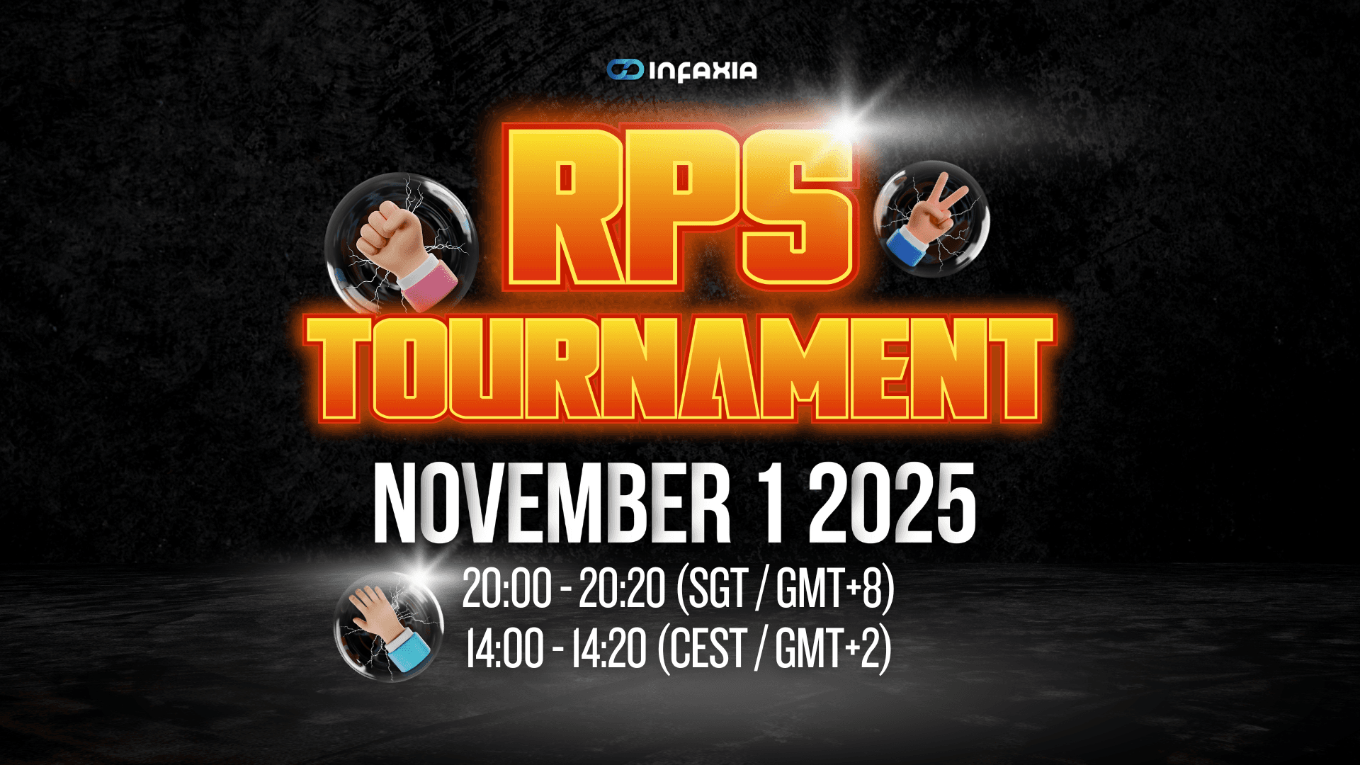 ✊✋✌️ INFAXIA RPS TOURNAMENT — RPS0000008: Clash of Instincts!
