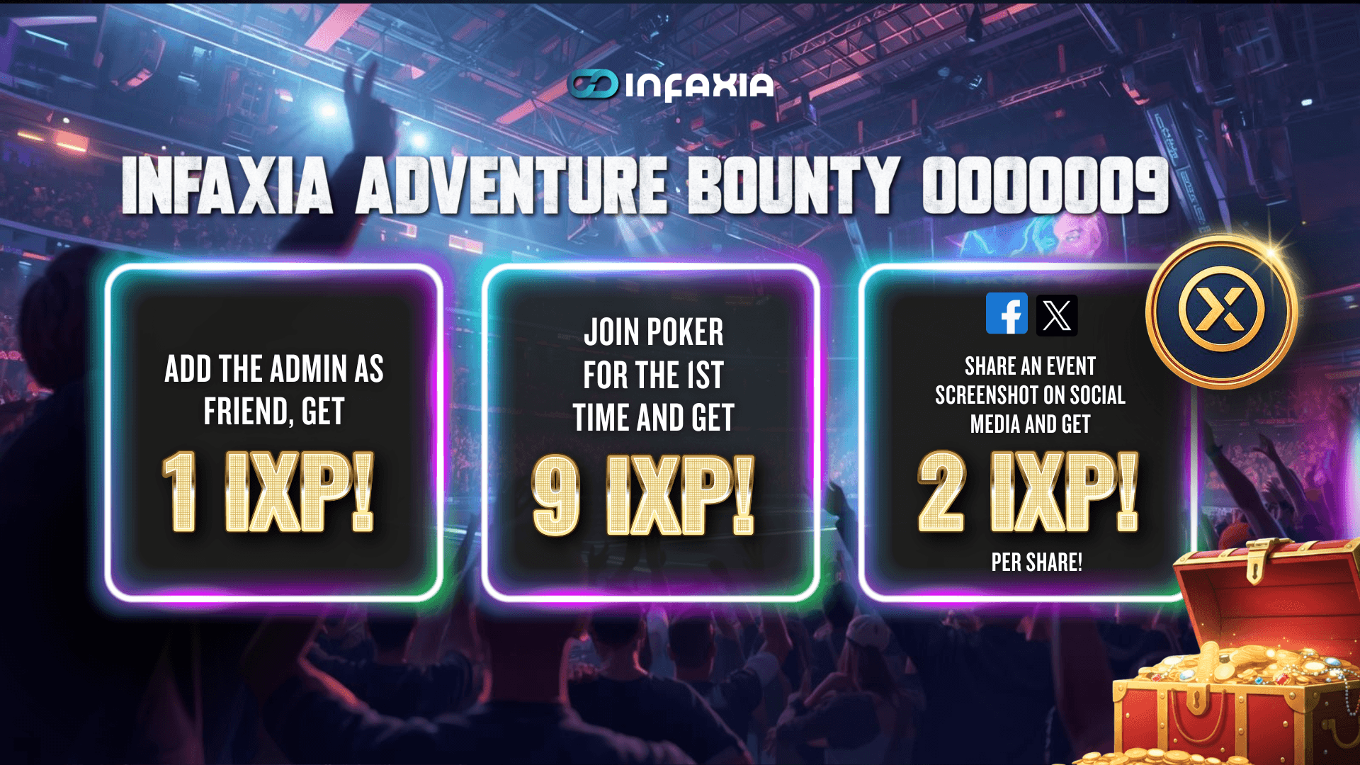 🚀💎 INFAXIA Adventure Bounty – IXP Frenzy!