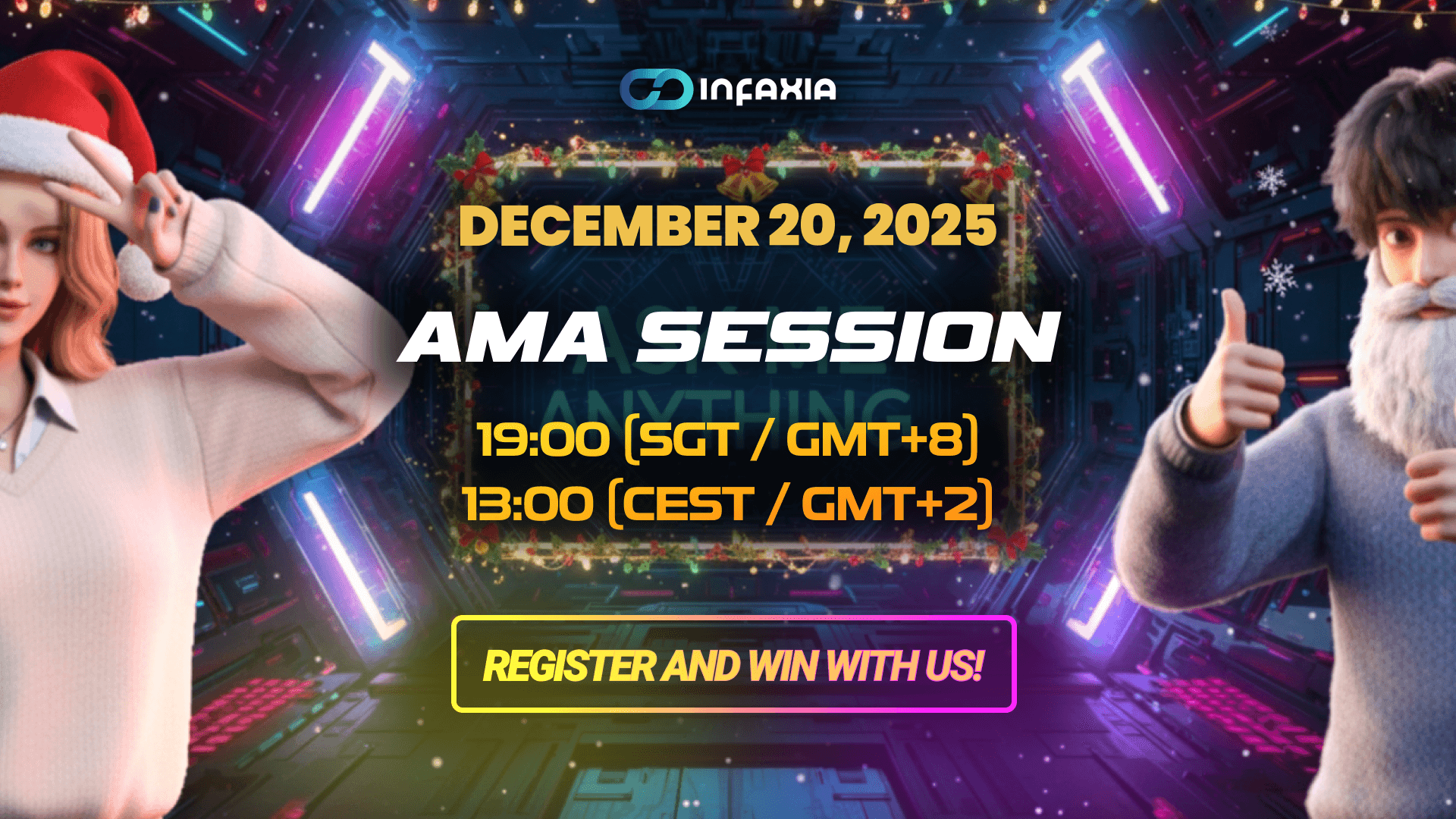 ✨ INFAXIA AMA Session 13: New Updates, New Opportunities