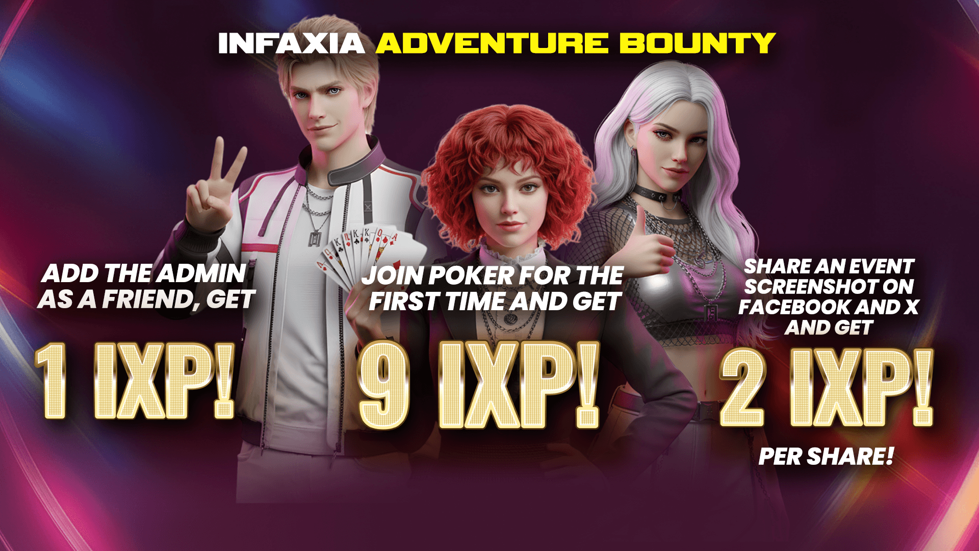 🗺️ The INFAXIA Adventure Bounty: 3-Day Gamefest💰
