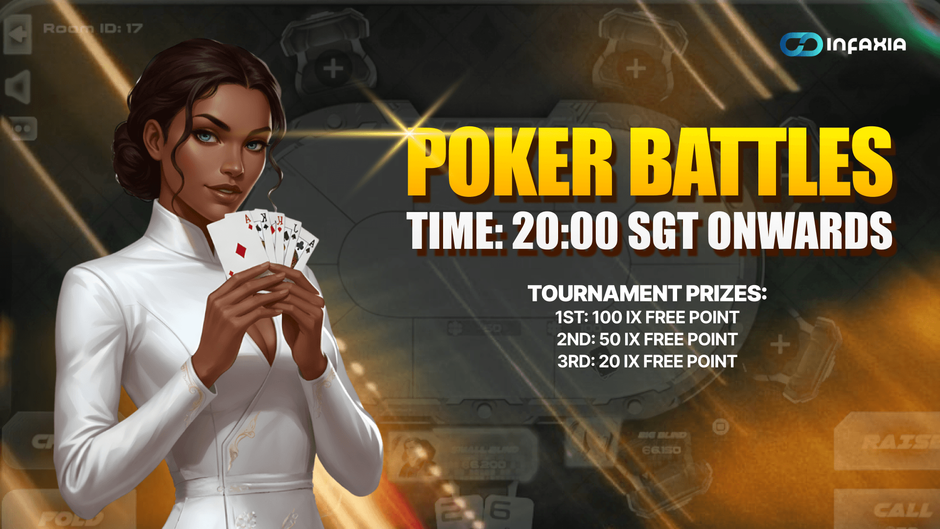 🂡 ♦️ INFAXIA Poker Weekly Tournaments