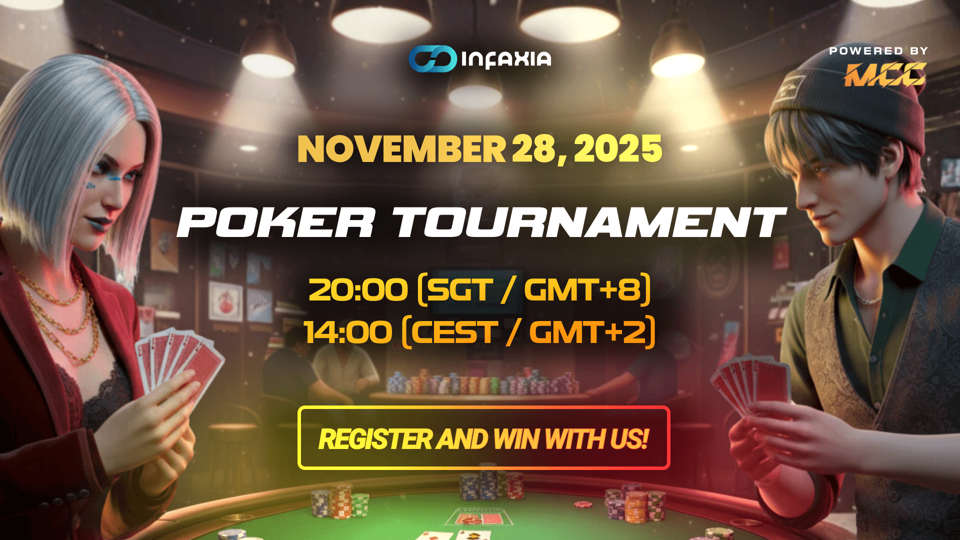 ♠️ INFAXIA Poker Showdown: Your Strategy, Your Victory