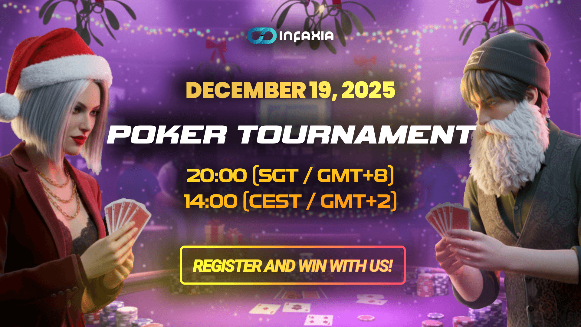 INFAXIA Poker Tournament : Your Strategy Starts Here ♠️