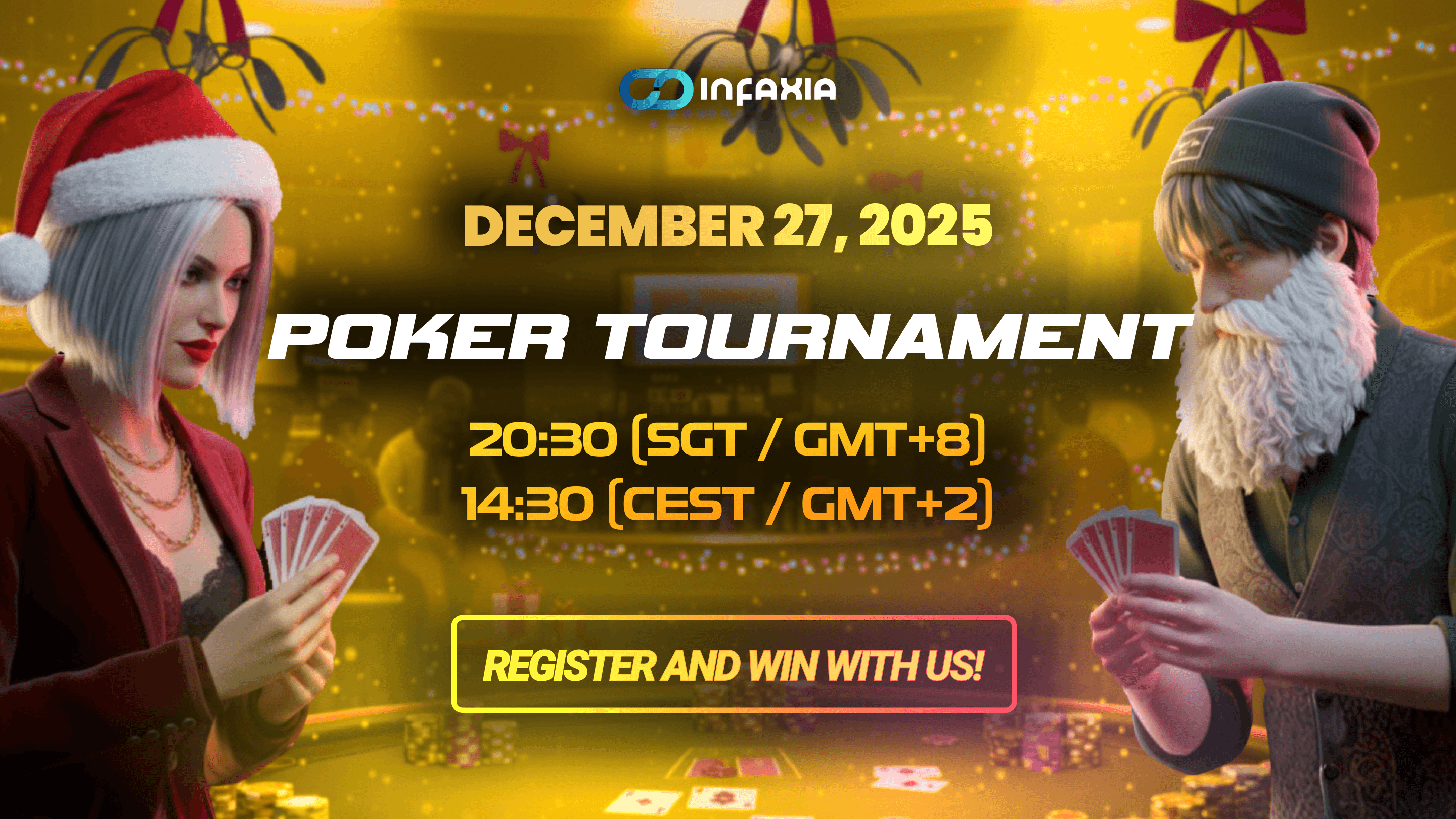 INFAXIA Poker Tournament: Mind Over Cards ♠️