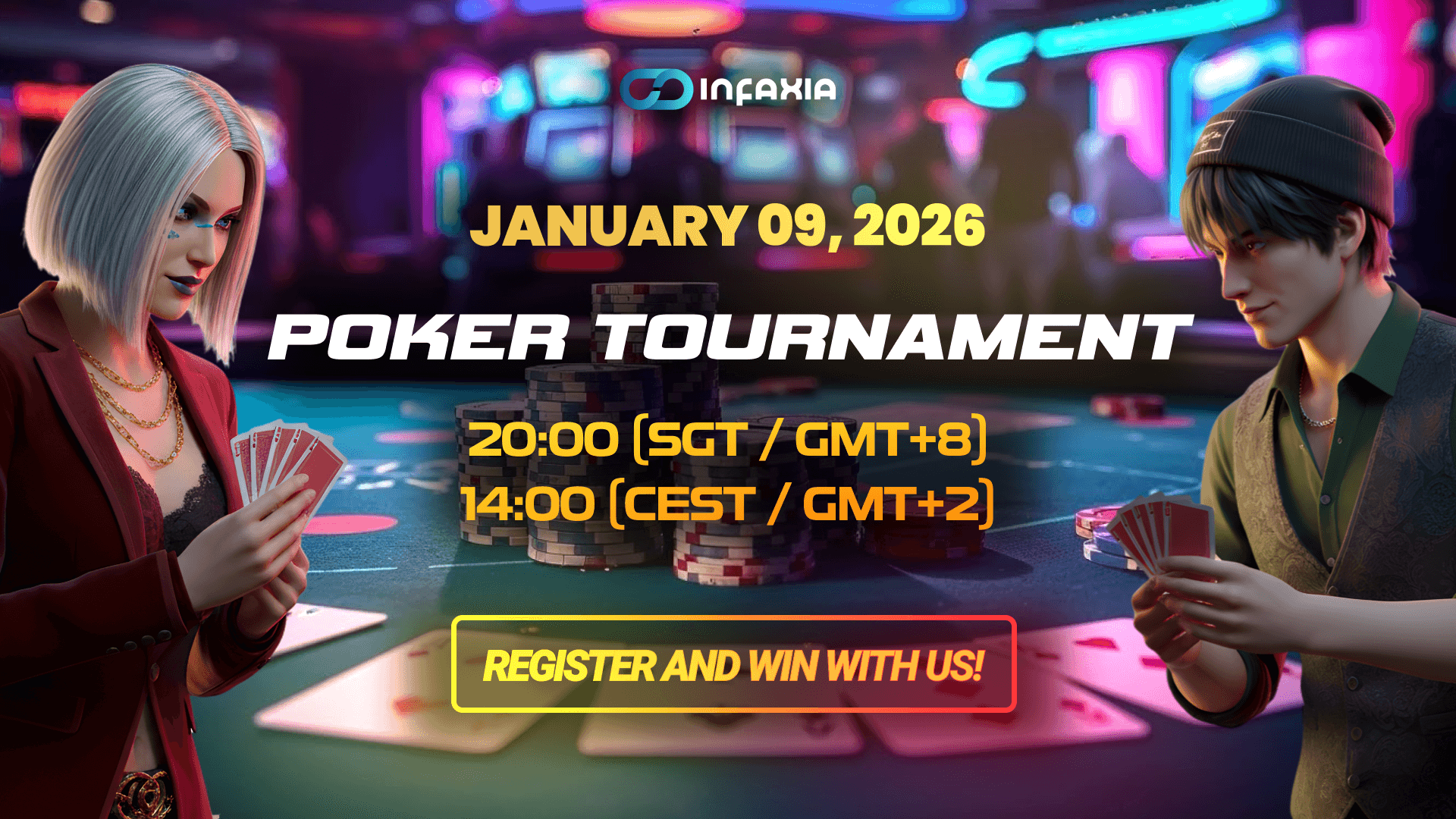 🂡 ♦️INFAXIA Poker Tournament: The Player’s Arena