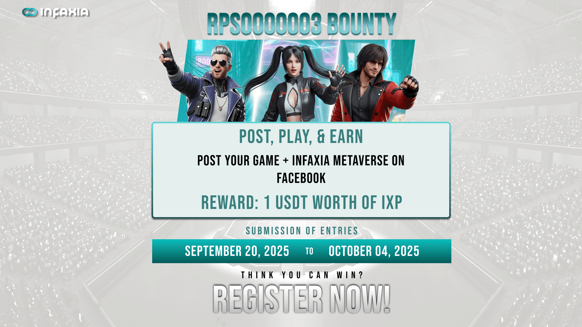 💥 INFAXIA Adventure Bounty – 🔥 Play. Explore. Capture. Earn IXP!