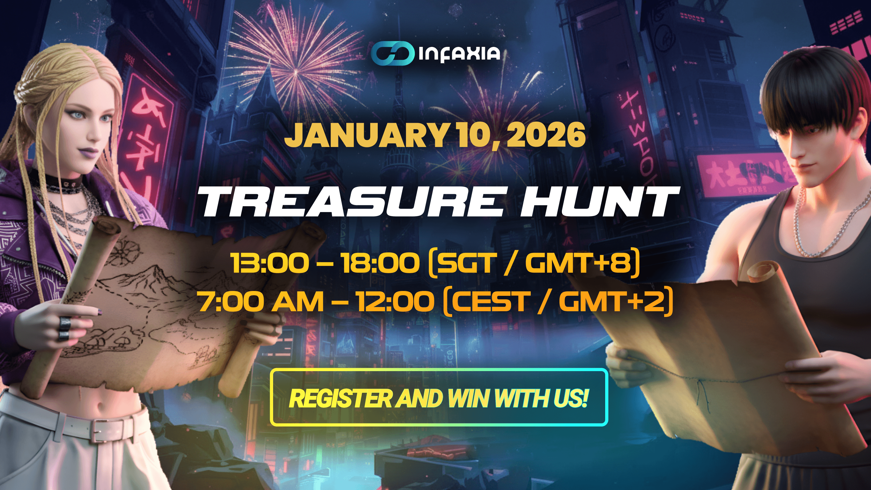 🗺️🔍 INFAXIA TREASURE HUNT: The Hidden Path