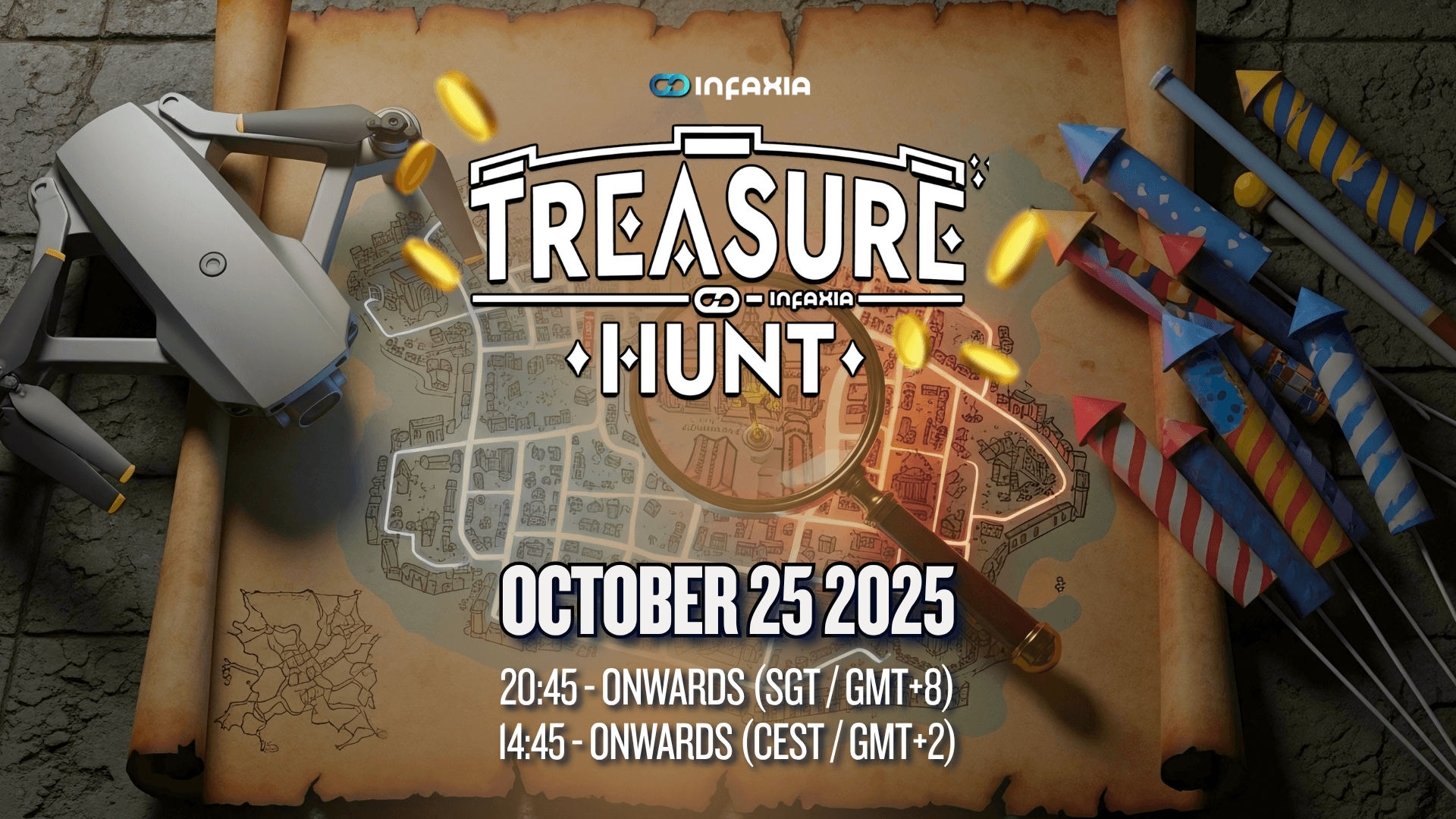 INFAXIA Treasure Hunt — Play, Explore, and Earn Real Rewards!